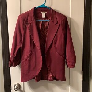 Women’s Burgundy Blazer